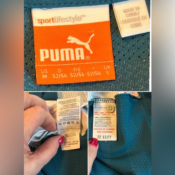 Puma Mens Golf Duo Swing Graphic USP Polo Multicolor Geometric Sz Medium Stretch - Picture 8 of 10